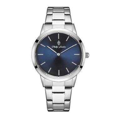 Imagem de Relógio Phillip London Masculino Ref: Pl80400123m Az N Casual Prateado