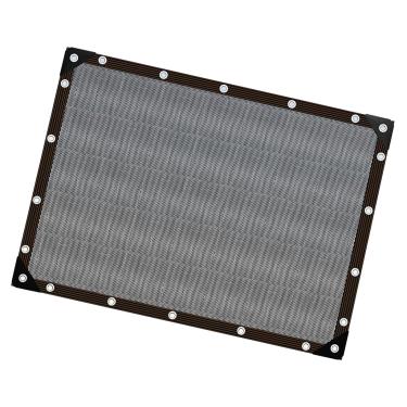 Imagem de Fenteer Toldo de lona preto para áreas externas, 1x2 m, portátil, dobrável, multifuncional, para plantas, quintal, jardim e casa