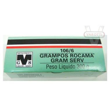 Imagem de Grampo para Grampeador NR.6 106-6 Caixa com 3500 Unidades Rocama