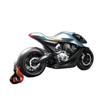 Imagem de Papel De Parede 3D Moto Sport Bike Cafe Racer 3,5M Bkm48 - Você Decora