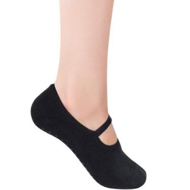 Imagem de Meia Sapatilha Selene 7850-003 34/39 Antiderrapante Pilates, 34-39, 55