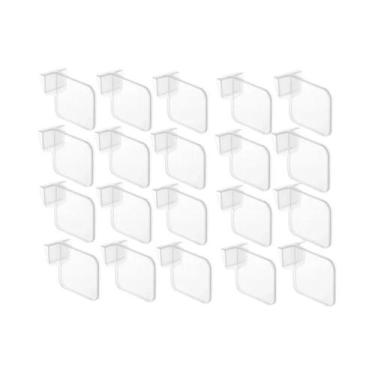 Imagem de Divisória De Gaveta De Geladeira De Plástico Transparente Organizador 
