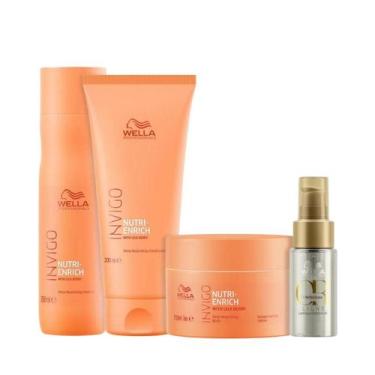Imagem de Wella Nutri-Enrich Sh 250ml + Cond 200ml + Masc 150ml + Oleo Light 30m