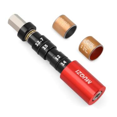 Imagem de YUTUING Kit de ferramentas de instalação e remoção de buchas de amortecedor traseiro para sistemas de suspensão Rockshox Fox, vermelho