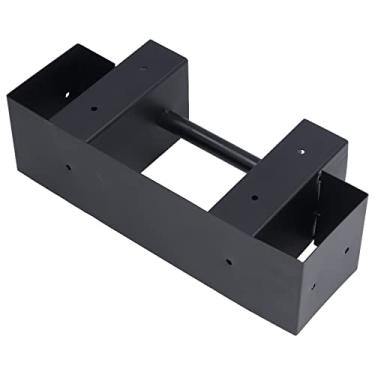 Imagem de Hilitand Rack de Armazenamento de Madeira, Revestimento Confiável à Prova de Intempéries, Conveniente para Braseiros Ao Ar Livre Ferro