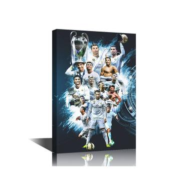 Imagem de Arte de parede em tela TISHIRON Football Sport Cristiano Ronaldo