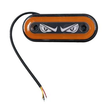 Imagem de predolo Luz de marcação lateral 12V/24V decorativa à prova d'água luz de advertência de alta visibilidade LED para caminhões, SUVs, tratores e carros, Laranja
