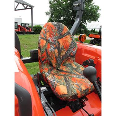 Imagem de Durafit Seat Covers, KU20 Kubota Capas de assento para trator MX4800, MX5000, MX5200, MX 5800, M5660 SUH/SUHD, Z221R Cortador de grama Zero Turn T2090/T2290