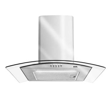 Imagem de Coifa E Depurador De Parede Inox Com Vidro Curvo 60cm Eco60pv 220v - Eos B163422 220v