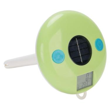 Imagem de Luocute Testador de Sal de Piscina, Termômetro de Piscina Flutuante de 2 Em 1 e Medidor de Salinidade para água Salgada Digital Solar Powerd Salinity Temperature Tester para Nadar na