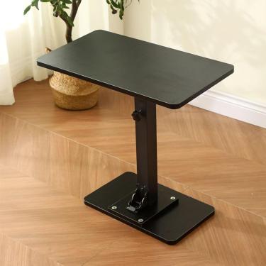 Imagem de Prateleira De Mesa Flutuante Para Camper Van Traile Altura Ajustável Para Veículos De Conversão De Rv Em Casa, Piquenique De Acampamento Ao Ar Livre, Black, 45 * 30cm/18 * 12in