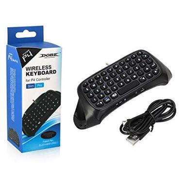 Imagem de Teclado Chatpad Bluetooth Wireless Para Controle Compatível Com Playstation 4