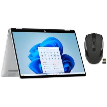 Imagem de HP OmniBook 5 Flip 2 em 1 35.6 cm FHD+ Laptop com tela sensível ao toque | Intel Core 7 150U | Intel Graphics | Copilot | Retroiluminado | Prata | RAM DDR5 de 16 GB | SSD de 512 GB | Windows 11 Home |