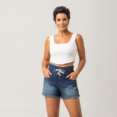 Imagem de Shorts Mom Jeans Feminino Disparate-Feminino