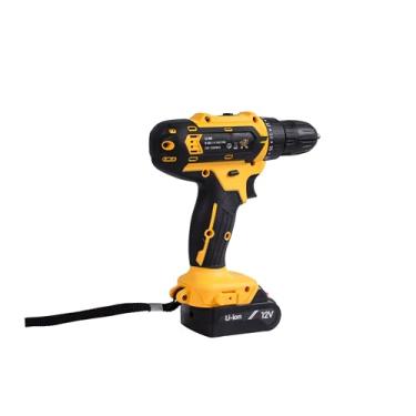 Imagem de Parafusadeira e furadeira portátil 600w 12v 3/8 Bivolt 1.3ah Hawk