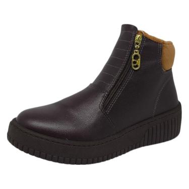 Imagem de Bota Casual Feminina Felpuda Conforto Flatform Beira Rio