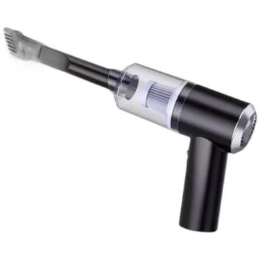 Imagem de Mini Aspirador de Pó Sem Fio 120W - Preto - Melhor Preço