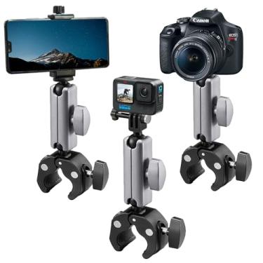 Imagem de Suptig Braçadeira de montagem para câmera para Phon, Gopro Hero 13 Hero 12 11 10 9 8 7 6 5, Insta 360, DJI osmo Canon DSLR etc.