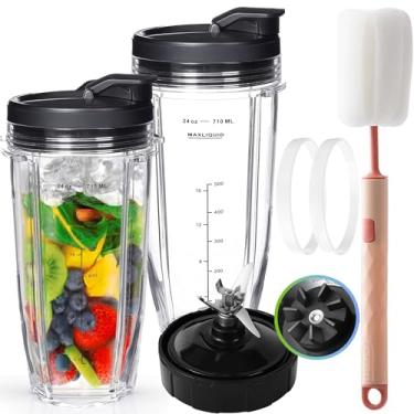 Imagem de Copos de liquidificador Ninja de substituição, copo liquidificador de 680 g para Ninja BL450 BL480 BL482 BL640 BL642 BL682 BN401 BN751 BN800 BN801