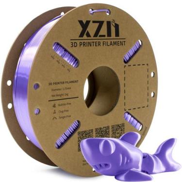 Imagem de Impressora 3D Filament XZN Silk PLA 1,75 mm Roxo Metálico 1 kg