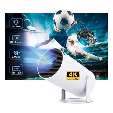 Imagem de Mini projetor portátil 4K Android Full HD Smart Wifi - J-One