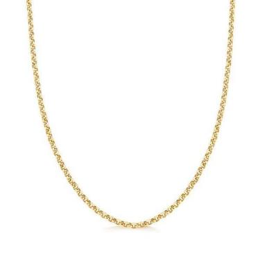 Imagem de Colar de Prata 925 com banho de Ouro Rose - Safira, Único