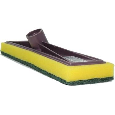 Imagem de Rodo Abrasivo Refil com Esponja, 26 cm, para Limpeza de Pisos, Azulejos e Piscinas, Esfregão, Resistente