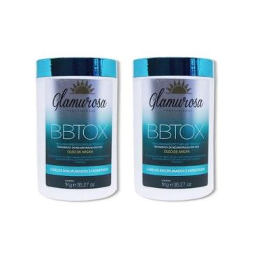 Imagem de Glamurosa Redutor Capilar Capilar em massa Óleo Argan  - Kit  2x Botox