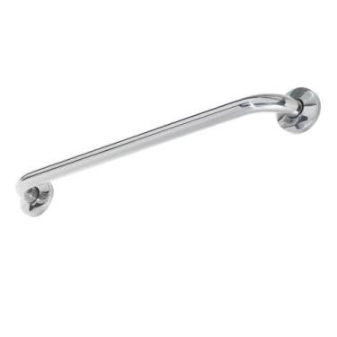 Imagem de Barra Alça de Apoio 80cm Inox Segurança Acessibilidade Cadeirante Idos