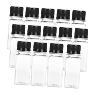 Imagem de ＫＬＫＣＭＳ 14x Garrafas de Vazias Recipientes para Bebidas a Granel Jarras Leves Quadradas para Bebidas Caseiras Leite Piqueniques Reuniões