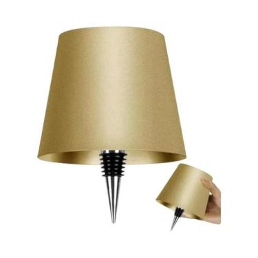 Imagem de Luminária De Mesa Sem Fio Em Forma De Garrafa Controle Táctil 3 Cores 