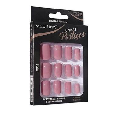 Imagem de Unhas Posticas Macrilan 24 Pc / 36 Pc, NUDE UP205A 24PC