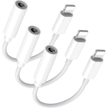 Imagem de Adaptador Entrada de fone de ouvido AVIWIS Lightning para 3,5 mm para 