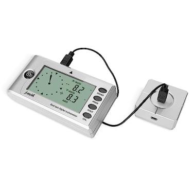 Imagem de J-MEX Nível digital de eixo duplo IM-2D-N, design de separação, leve e nível de precisão, inclinômetro, feito em Taiwan