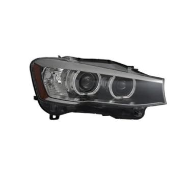 Imagem de Lâmpada esquerda direita HID luz diurna frontal LED conjunto de farol lâmpada de canto ampla compatível com X3 X4 2015-2017 63117401135 (esquerda)