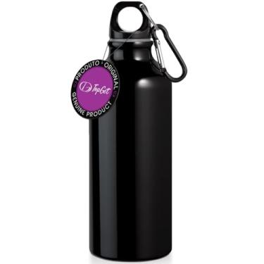 Imagem de Garrafa Squeeze Sport 500 ml com Mosquetão TopGet (Preto)