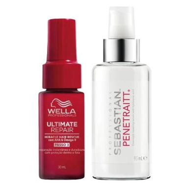 Imagem de Sebastian & Wella Professionals Kit  Sérum + Leave-In - Sebastian Prof