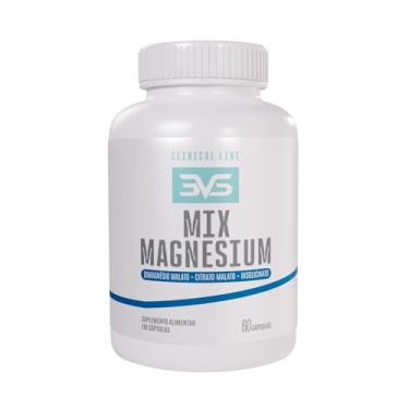 Imagem de 3VS Nutrition Mix Magnesium - Fórmula Avançada com Magnésio Dimalato, Bisglicinato e Citrato - 60 Cápsulas