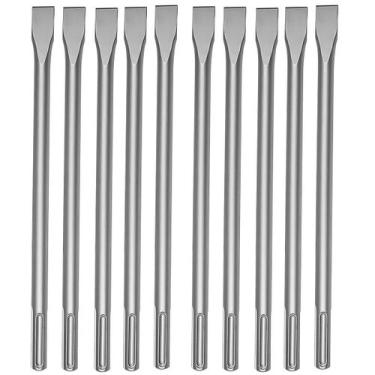 Imagem de  Kit 10 Peças Talhadeira Encaixe Sds Max 18mm 400mm Martelo Rompedor M