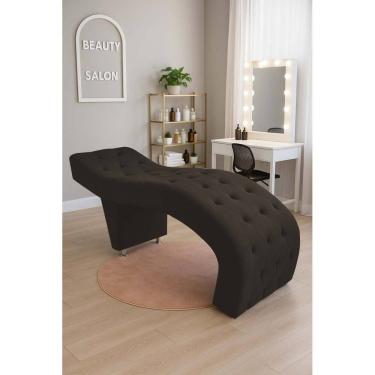 Imagem de Maca De Maquiagem E Estética Cadeira Alicia Marrom