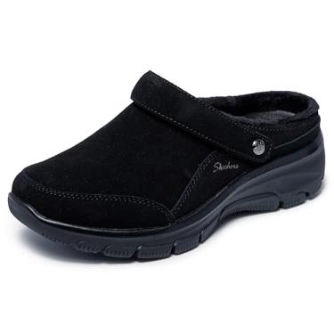 Imagem de Skechers Mule feminino fácil de lidar, charmoso, Preto/preto, 35