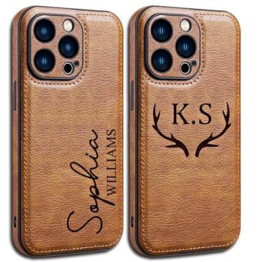 Imagem de Capa de Telefone Personalizada para for iPhone 16,15,14,13,12,11 Plus Pro Max, Capas de celular com Personalização de Nome e Logotipo, Case Proteção Contra Quedas de Nível Militar à Prova de Choque