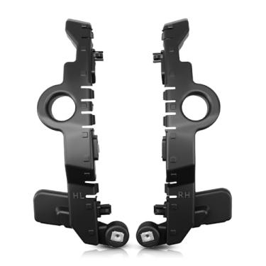 Imagem de Guia de suporte de para-choque dianteiro esquerdo e direito adequado para GMC Sierra 1500 2019-2023 Substituir 23388662 23388663