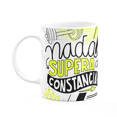 Imagem de Caneca Fitness Academia - Nada supera a constância - JPS INFO