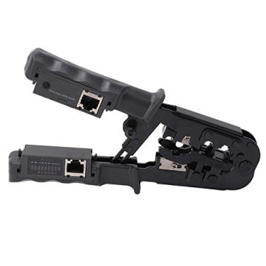 Imagem de Ratcheting Data modular CAV CRIMPER FIO DE RISPURTOR DE CORTE DE ALENTE Ferramenta de aço carbono para RJ45 RJ11 RJ12 REDIMENTO DE CABO DE REDE TERMINAÇÃO