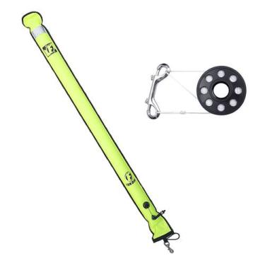 Imagem de Spool 45m Deco Marker Tb-180 Amarelo Fun Dive, Mergulho Tec