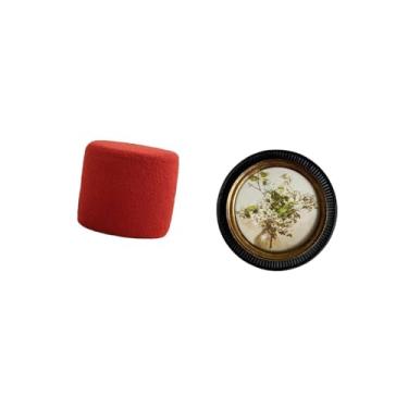 Imagem de Fenteer Banco Redondo Otomano com Apoio para Os Pés, Cadeira, Assento Cilíndrico, Sofá, Banco de Chá para Escritório, Quarto, Berçário, Apartamento, Decoração