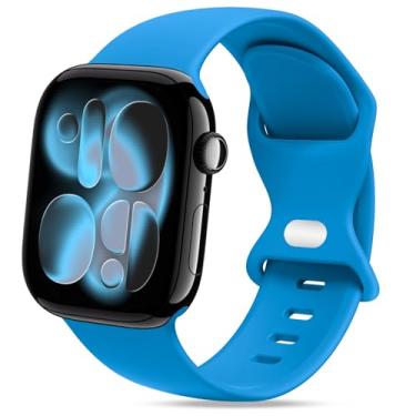Imagem de STG Sport Pulseira de silicone compatível com Apple Watch Ultra 2/Ultra SE séries 10/9/8/7/6/5/4/4/3/2/1 de 38 mm, 40 mm, 40 mm, 40 mm, 41 mm, 44 mm, 46 mm, 49 mm, S/M M/G