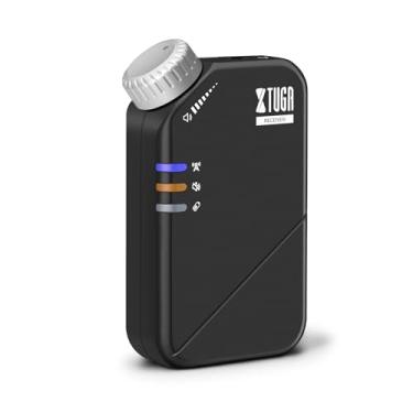 Imagem de XTUGA Sistema de monitor de ouvido sem fio, sistema IEM mini estéreo/mono de 2,4 G com transmissor e receptor, alcance sem fio de 164 m, monitoramento para palco, banda, músicos (J02S)