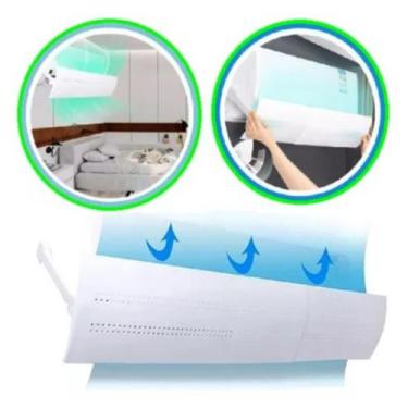 Imagem de Defletor Ar Condicionado Split Tamanho Angulo Ajustavel Medida 57 A 10